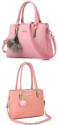 KSC Women Pink, Multicolor Handbag