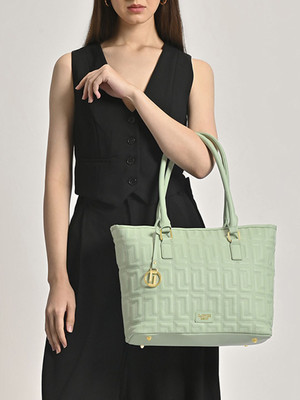 Lavie Luxe Women Green Tote