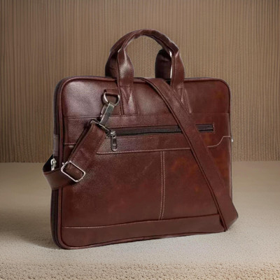JairaJ Men & Women Brown Messenger Bag