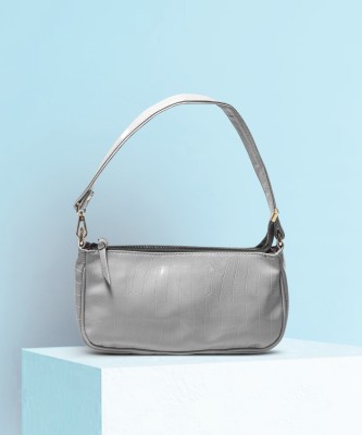 DESENCE Women Grey Shoulder Bag