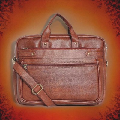 house of common Men & Women Tan Messenger Bag