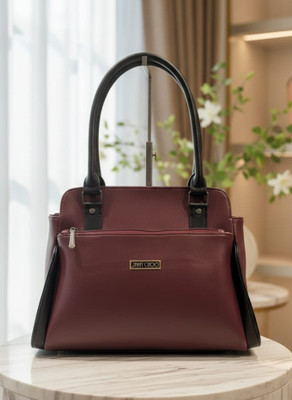 ANHAD GLOBAL TRADERS Women Maroon Tote