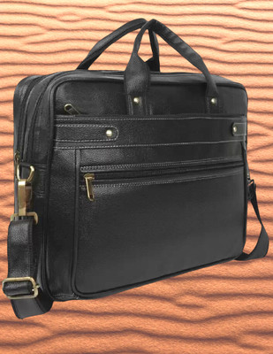 house of common Men & Women Black Messenger Bag
