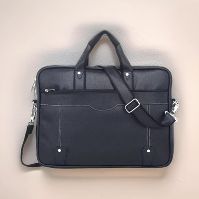 house of common Men & Women Black Messenger Bag