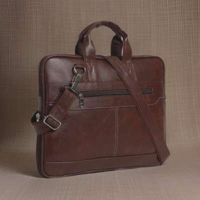 Shivra Men & Women Brown Messenger Bag