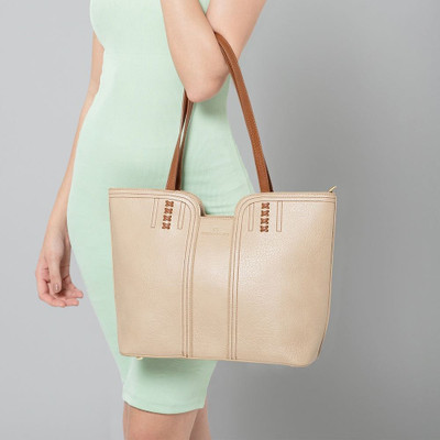 CUCKOOS LONDON Women Beige Tote