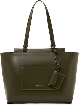 Miraggio Women Green Tote