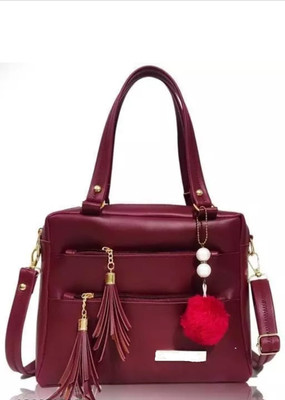 ARK FASHION Women Maroon Hand-held Bag
