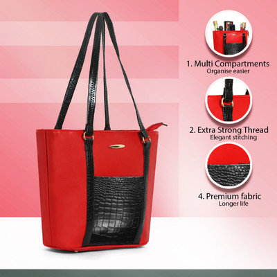 ClassiCove Women Red, Black Messenger Bag