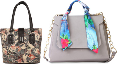 MSK Collection Women Multicolor Messenger Bag(Pack of: 2)