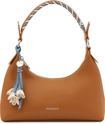 Miraggio Women Brown Shoulder Bag