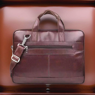 Shivra Men & Women Brown Messenger Bag