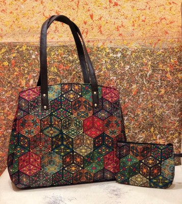 radharoop Women Multicolor Tote