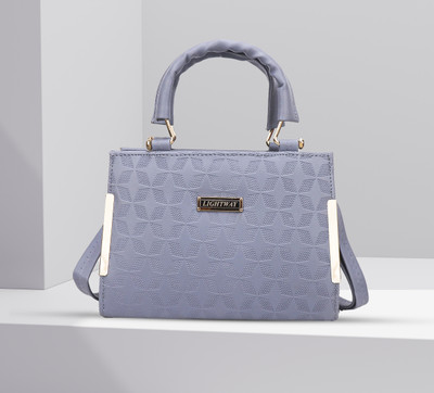 LightWay Grey Hand-held Bag Women's Handheld Handbags with Classic, Unique Designs, Shoulder Purses, Bags,