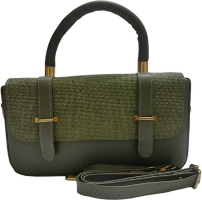 VS Women Green Handbag