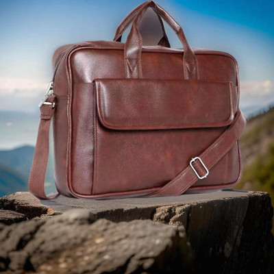 Shivra Men & Women Brown Messenger Bag