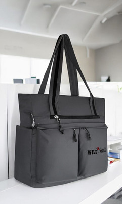 Wildmoda Women Grey, Black Shoulder Bag