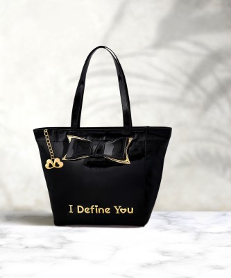 I Define You Women Black Shoulder Bag