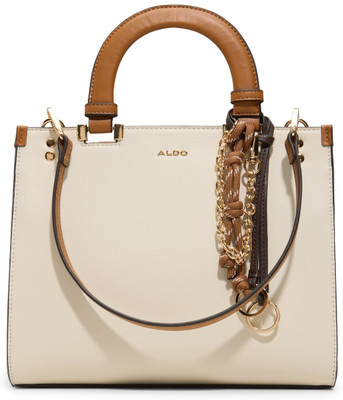 ALDO Women Brown, Beige Satchel