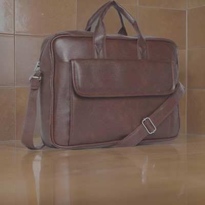 Shivra Men & Women Brown Messenger Bag