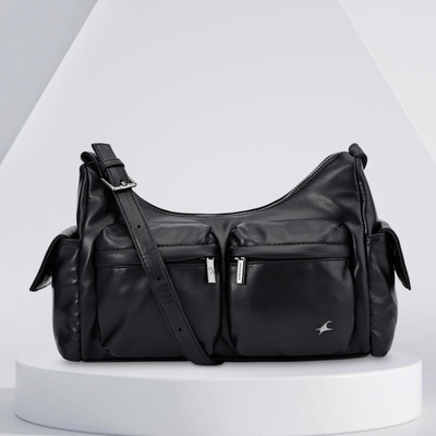 Fastrack Women Black Shoulder Bag