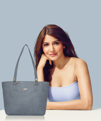 Qisa By Lavie Women Grey Tote
