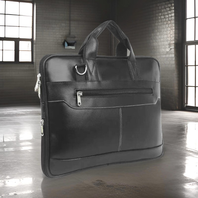 house of common Men & Women Black Messenger Bag