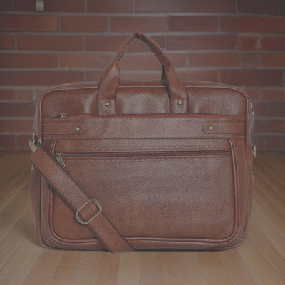 house of common Men & Women Tan Messenger Bag