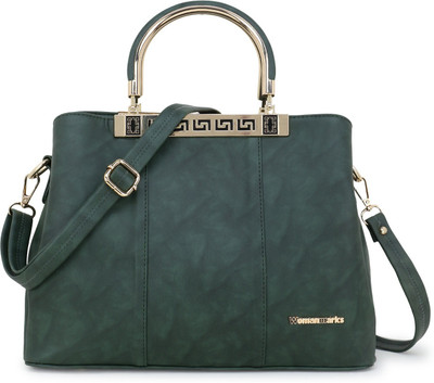 Women Marks Women Green Hand-held Bag