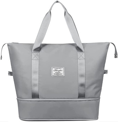 ED EXDAS (Expandable) WaterProof Folding Travel Bag Grey Duffel Without Wheels