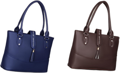 High Gravity Women Brown, Brown Shoulder Bag(Pack of: 2)