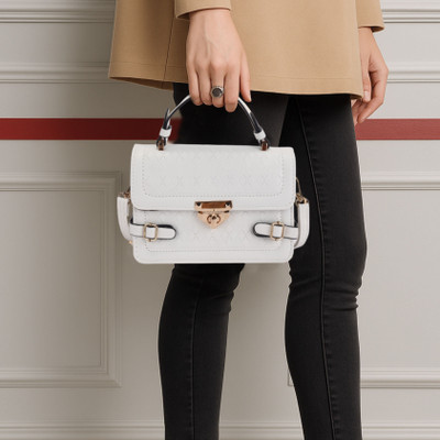 Trendz Firenze Girls White Sling Bag
