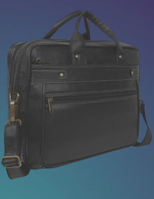 house of common Men & Women Black Messenger Bag