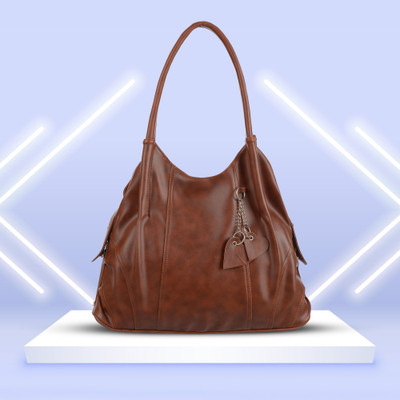 Snappy Women Brown Shoulder Bag