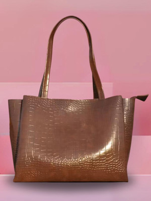 Live Fashion Women Brown Shoulder Bag