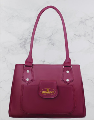 house of common Women Maroon Shoulder Bag