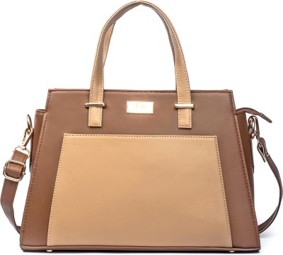 Strokes by Namrata Mehta Women Tan Handbag