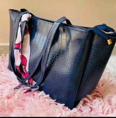 aesthetic Women Blue Tote
