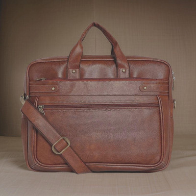 house of common Men & Women Tan Messenger Bag