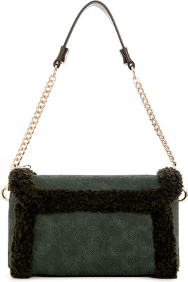 GUESS Women Green Shoulder Bag