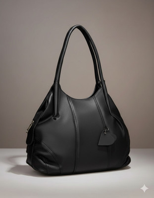 Snappy Women Black Shoulder Bag