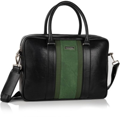 Smith & Blake Men & Women Black Messenger Bag