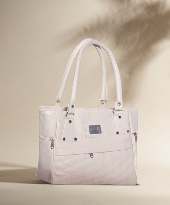 Plama Women White Handbag