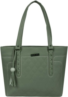 ENSAC Women Green Handbag