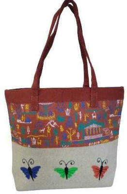 Natural Jute Women Brown Tote