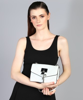 DKNY Women White Shoulder Bag