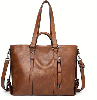 STORITE Women Brown Handbag