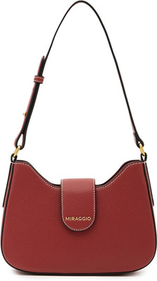 Miraggio Women Red Shoulder Bag