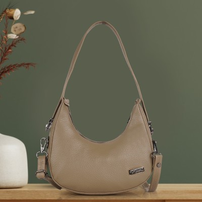 YOYOWING Women Beige Hobo