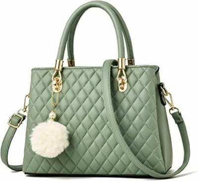 house of common Women Green Hand-held Bag